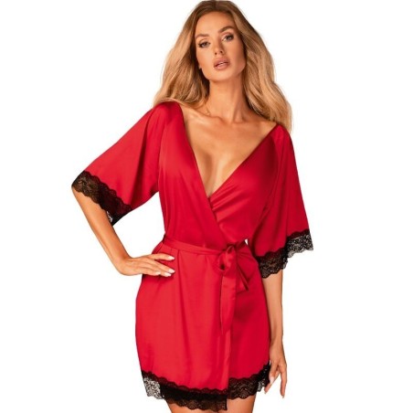 OBSESSIVE - SENSUELIA PEIGNOIR ROJO L/XL