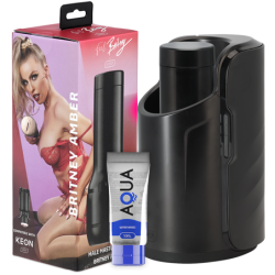 KIIROO - PACK KEON + FEEL BRITNEY AMBER + LUBRICANTE AQUA QUALITY 50 ML