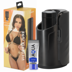 KIIROO - KEON + FEEL VICTORIA JUNE STROKER + LUBRICANTE AQUA QUALITY 50 ML