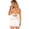 OBSESSIVE - AMOR BLANCO CHEMISE & TANGA BLANCO L/XL