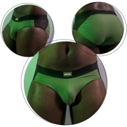 MACHO - MS23V CALZONCILLO BRIEF COLORES VERDES L/XL