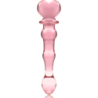 NEBULA SERIES BY IBIZA - MODELO 21 DILDO CRISTAL BOROSILICATO ROSA 20.5 CM -O- 3.5 CM