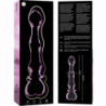 NEBULA SERIES BY IBIZA - MODELO 21 DILDO CRISTAL BOROSILICATO ROSA 20.5 CM -O- 3.5 CM