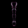 NEBULA SERIES BY IBIZA - MODELO 21 DILDO CRISTAL BOROSILICATO ROSA 20.5 CM -O- 3.5 CM