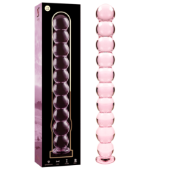 NEBULA SERIES BY IBIZA - MODELO 22 DILDO CRISTAL BOROSILICATO ROSA 21.5 CM -O- 2.5 CM