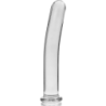 NEBULA SERIES BY IBIZA - MODELO 8 DILDO CRISTAL BOROSILICATO TRANSPARENTE 14.5 CM -O- 2 CM