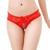 QUEEN LINGERIE - PANTIES CON ABERTURA TALLA UNICA ROJO