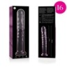 NEBULA SERIES BY IBIZA - MODELO 16 DILDO CRISTAL BOROSILICATO ROSA 18.5 CM -O- 3 CM