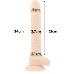 COCK MILLER - ARNES + SILICONA DENSITY ARTICULABLE COCKSIL 24 CM