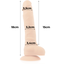 COCK MILLER - ARNES + SILICONA DENSITY COCKSIL ARTICULABLE 18 CM