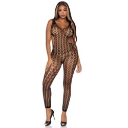 LEG AVENUE - LATTICE NET BODYSTOCKING ONE SIZE