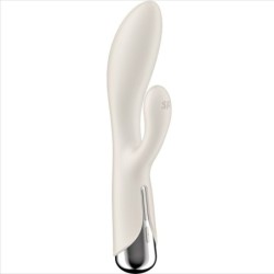 SATISFYER - SPINNING RABBIT 1 ESTIMULACION CLITORIS Y PUNTO G BEIGE