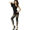 CHILIROSE - CR 3390 LEGGINS NEGRO & LEOPARDO S/M