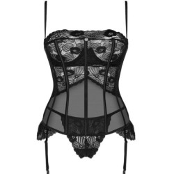 OBSESSIVE - SERENA LOVE CORSET & TANGA XL/XXL