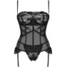 OBSESSIVE - SERENA LOVE CORSET & TANGA XL/XXL