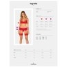 OBSESSIVE - INGRIDIA SET TRES PIEZAS ROJO M/L