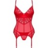 OBSESSIVE - INGRIDIA CORSET & TANGA ROJO XS/S