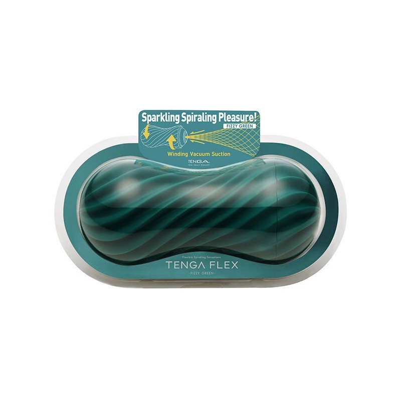 TENGA - FLEX FIZZY GREEN MASTURBADOR