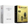 PRETTY LOVE - REGINA PLUG ANAL VIBRADOR RECARGABLE NEGRO