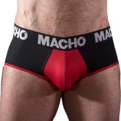 MACHO - MS26N SLIP NEGRO/ROJO XL