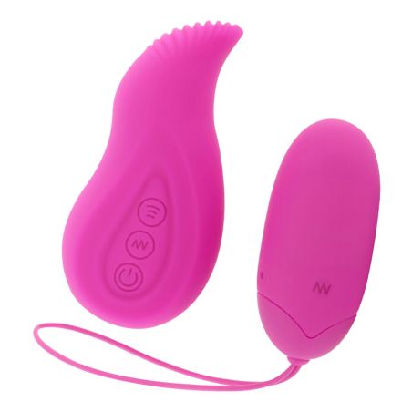 MORESSA - EDGAR SET DUO HUEVO REMOTO Y MANDO CON VIBRACION INCORPORADA PREMIUM SILICONE CONTROL REMO