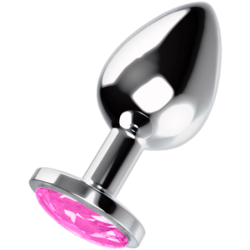 OHMAMA - PLUG ANAL CON CRISTAL ROSA S