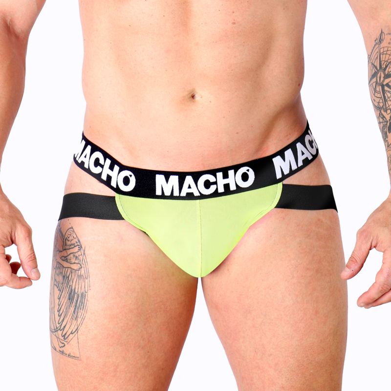 MACHO - MX28FA JOCK AMARILLO NEON M