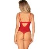 OBSESSIVE - INGRIDIA CROTCHLESS TEDDY ROJO M/L