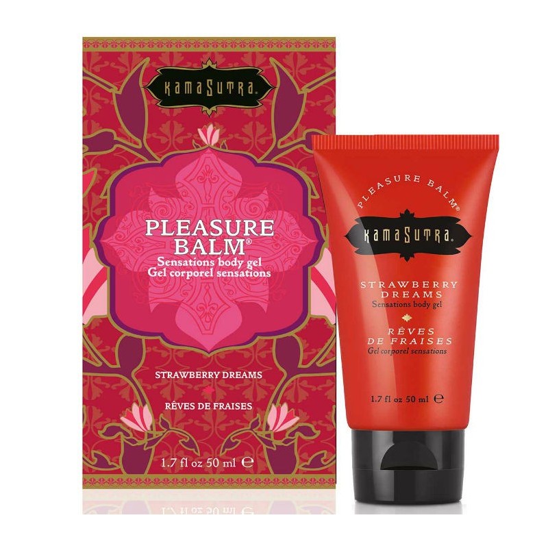 KAMASUTRA - BALSAMO PLACER ESTIMULANTE SABOR SUEÃ‘OS DE FRESA 50ML