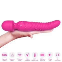 ARMONY - MISSION MASAJEADOR & VIBRADOR EFECTO CALOR FUCSIA