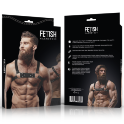 FETISH SUBMISSIVE ATTITUDE - ARNÃ‰S BULLDOG ECOPIEL PECHO HOMBRE TALLA M/L