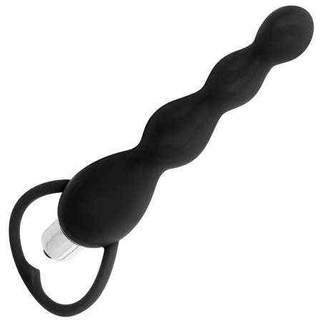 OHMAMA - ESTIMULADOR ANAL CON VIBRACION NEGRO