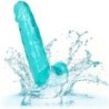 CALEXOTICS - SIZE QUEEN DILDO AZUL 15.3 CM