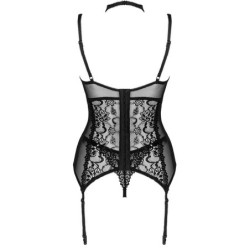 LIVCO CORSETTI FASHION - GIELLANDRA FOR THE SENSES COLLECTION CORSET + PANTY NEGRO L/XL