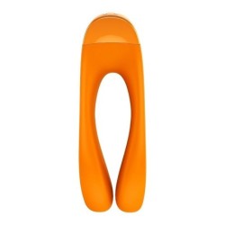 SATISFYER - CANDY CANE VIBRADOR DEDO NARANJA