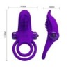 PRETTY LOVE - ANILLO VIBRADOR PARA PENE MORADO