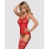 OBSESSIVE - F214 BODYSTOCKING ROJO S/M/L