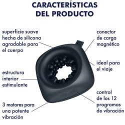 SATISFYER - RING STROKER MASTURBADOR & VIBRADOR