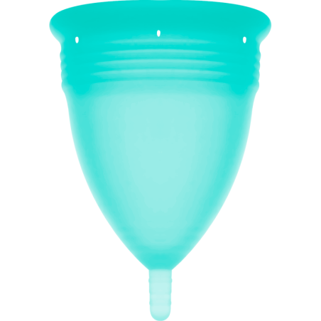 STERCUP - COPA MENSTRUAL FDA SILICONA AQUAMARINA - TALLA S