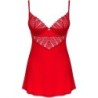 OBSESSIVE - INGRIDIA CHEMISE & TANGA ROJO M/L