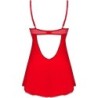 OBSESSIVE - INGRIDIA CHEMISE & TANGA ROJO M/L