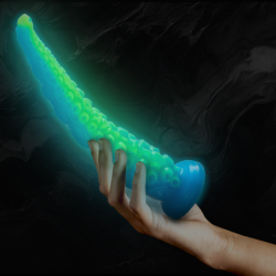 EPIC - SCYLLA DILDO TENTÃCULO FINO FLUORESCENTE TAMAÃ‘O GRANDE