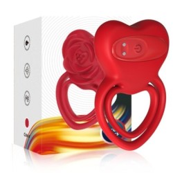 ARMONY - ANILLO VIBRADOR CORAZÃ“N ROJO