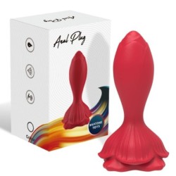 ARMONY - ROSA VIBRADOR & PLUG ANAL PEQUEÃ‘O CONTROL REMOTO ROJO