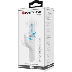 PRETTY LOVE - REESE VIBRADOR CON ROTACIÃ“N PLATEADO