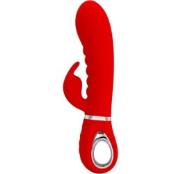 PRETTY LOVE - PRESCOTT VIBRADOR PUNTO G MULTIFUNCIÃ“N ROJO