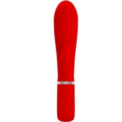 PRETTY LOVE - PRESCOTT VIBRADOR PUNTO G MULTIFUNCIÃ“N ROJO