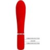 PRETTY LOVE - PRESCOTT VIBRADOR PUNTO G MULTIFUNCIÃ“N ROJO