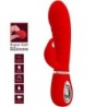 PRETTY LOVE - PRESCOTT VIBRADOR PUNTO G MULTIFUNCIÃ“N ROJO