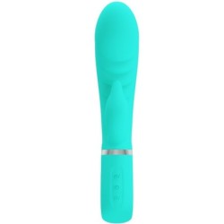 PRETTY LOVE - PRESCOTT VIBRADOR PUNTO G MULTIFUNCIÃ“N VERDE AGUA